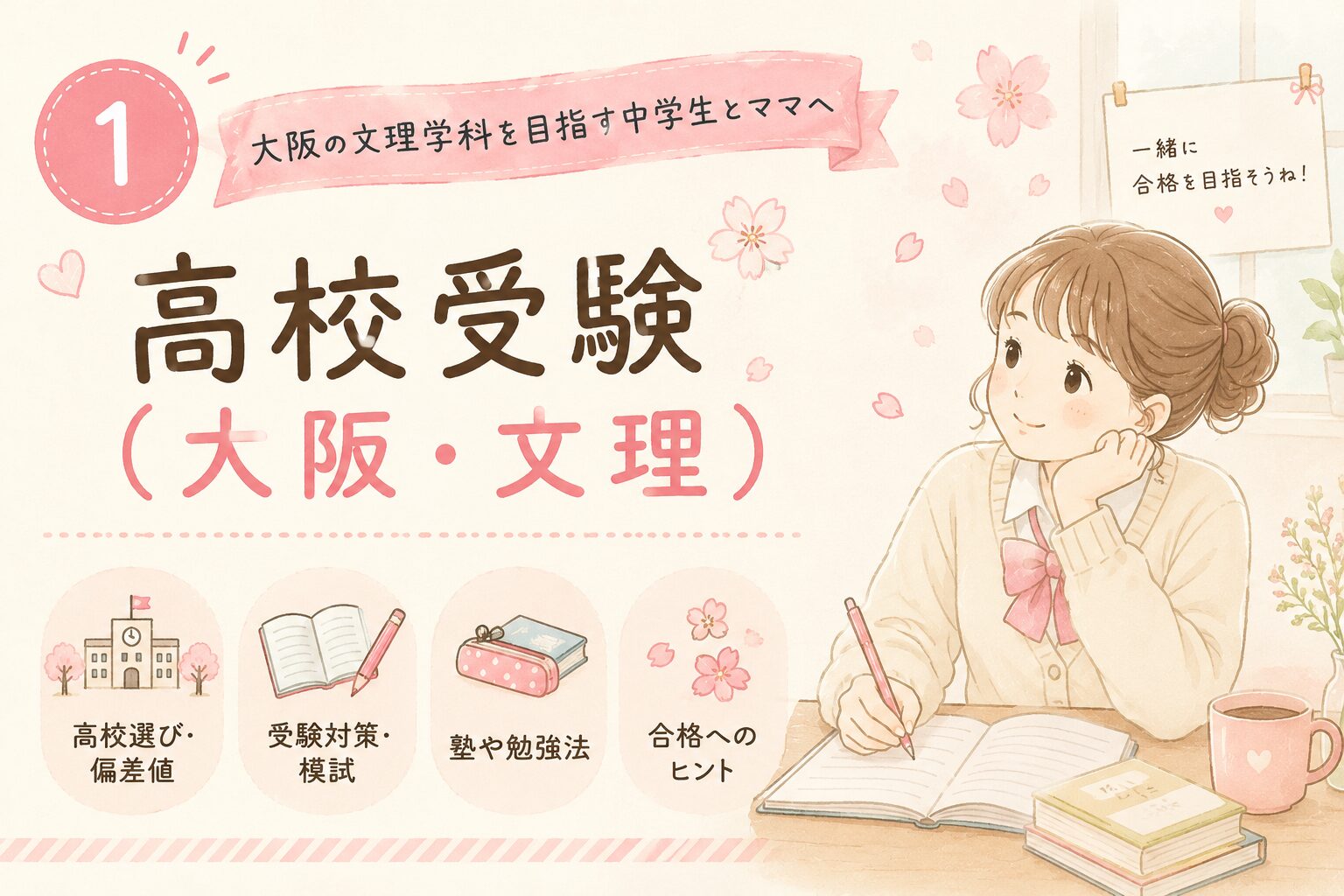 高校受験（大阪・文理学科）｜大阪の高校選び・受験対策を母目線で解説